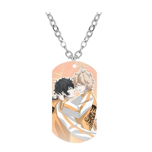 CHENJIRA Wind Breakers Figure Halskette Anime Figuren Cosplay Schmuck Metall Kette Edelstahl Farbdruck Anhänger (B) von CHENJIRA