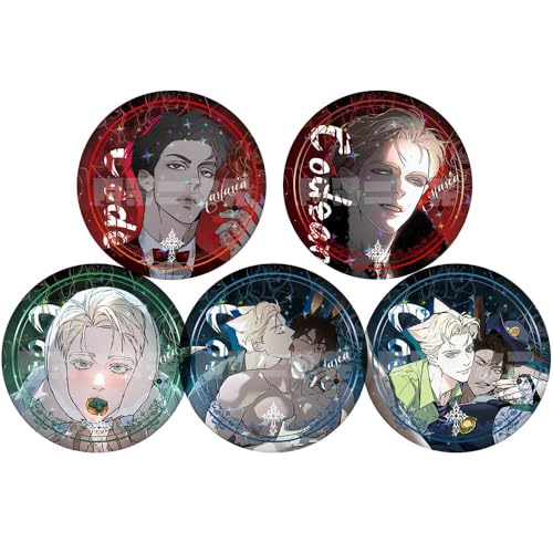 Codename Anastasias Abzeichen Anime Figuren Tinplate Badge Pins Dekorationen - Mehrfarbig 58mm 5 Set von CHENJIRA