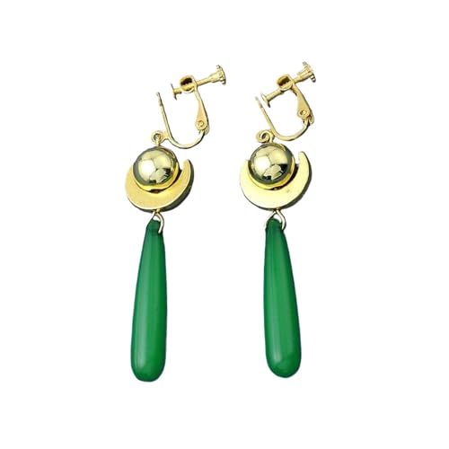 Die Tagebücher Der Apothekerin Ohrringe Grüne Harz Ohrringe Anime Apothecary Diaries Figuren Cosplay Earrings Schmuck (A) von CHENJIRA