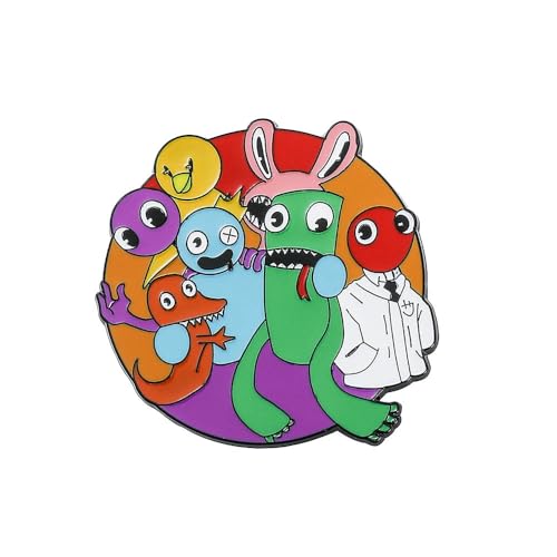 Friend Rainbow Abzeichen Anime Figuren Badge Pin Dekorationen Friend Rainbow Metall Brosche von CHENJIRA