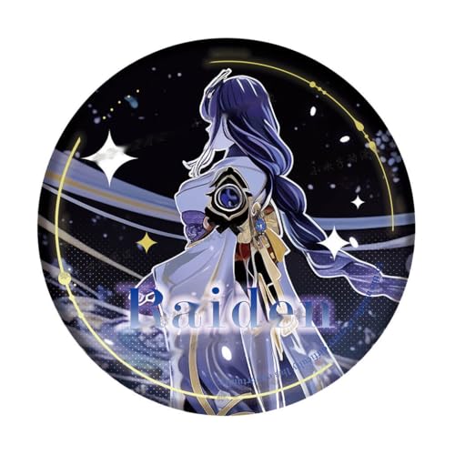 Gen Shin Impact Abzeichen Spiel Figuren Tinplate Badge Pins Dekorationen 58MM (D) von CHENJIRA