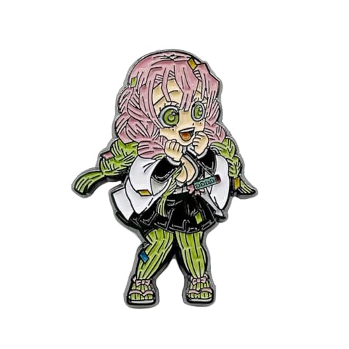 Ghost Slayers Abzeichen Anime Figuren Cosplay Accessories Badge Pins Dekorationen - Mehrfarbig Metall (A) von CHENJIRA