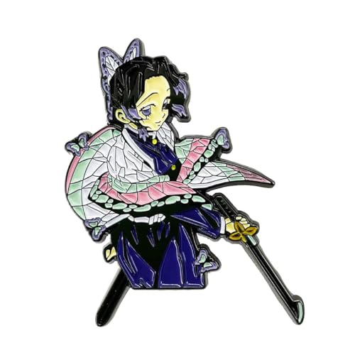 Ghost Slayers Abzeichen Anime Figuren Cosplay Accessories Badge Pins Dekorationen - Mehrfarbig Metall (C) von CHENJIRA