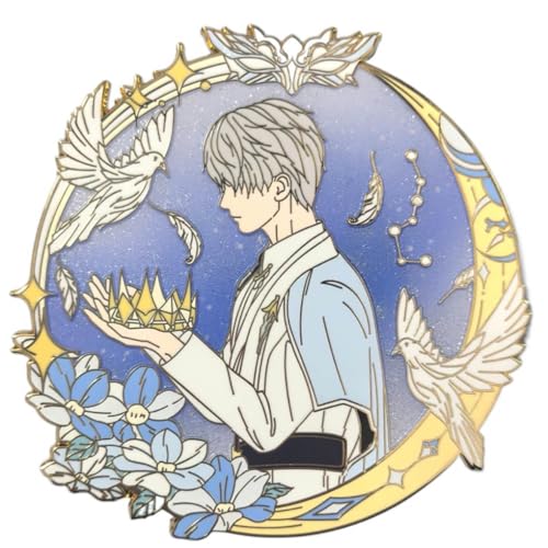 Love Deepspace Abzeichen Spiel Figuren Sylus Rafayel Shenxinghui Zayne Caleb Cosplay Badge Pin Dekorationen Love Deepspace Metall Brosche (D) von CHENJIRA