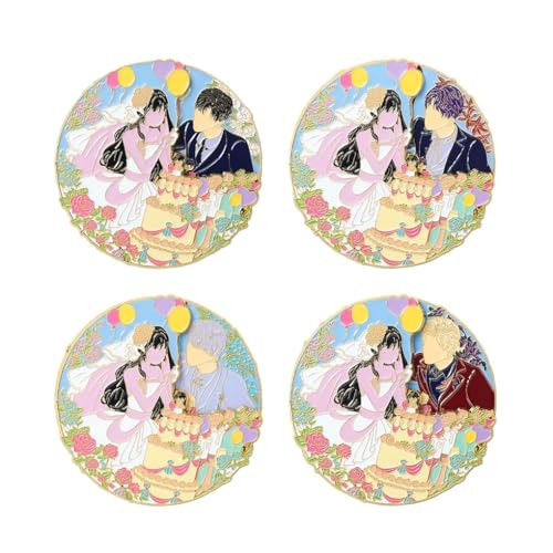 Love Deepspace Abzeichen Spiel Figuren Sylus Rafayel Shenxinghui Zayne Caleb Cosplay Badge Pin Dekorationen Love Deepspace Metall Brosche (F) von CHENJIRA