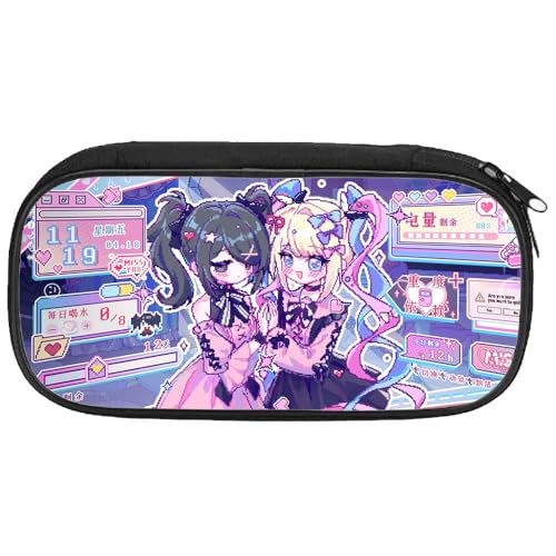 Need Girl Overdoses Federtasche, Anime Need Girl Overdoses Figuren Mehrschichtige Stifttasche Mit Großer Kapazität - Mehrfarbig (C) von CHENJIRA