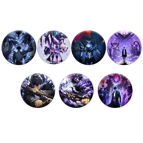 Solo Levelings Abzeichen Anime Figuren Tinplate Badge Pins Dekorationen - Mehrfarbig 58mm 7 Set Solo Levelings Abzeichen Anime Figuren Tinplate Badge Pins Dekorationen - Mehrfarbig 58mm 7 Set von CHENJIRA