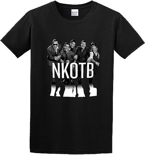 Man's Round Neck StaBe New Kids On The Block Sports T-Shirt Black T-Shirts & Hemden(Large) von CHENLIAA