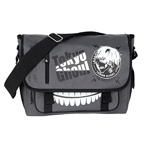 CHENMA Anime Canvas College Umhängetasche Daypack Single Schultertasche Büchertasche Backpack Laptop Bag Tokyo Ghoul von CHENMA