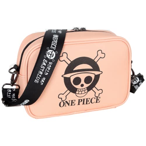CHENMA Anime Handtasche Umhängetasche Crossbody Abendtasche Citytasche Schultertasche Handbag mit breitem Schultergurt One Piece von CHENMA