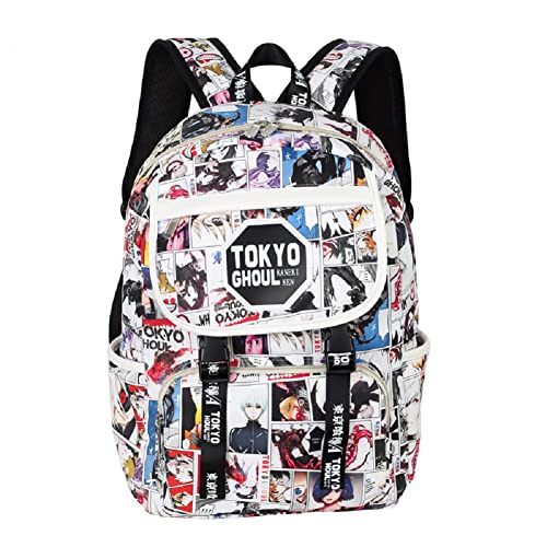 CHENMA Tokyo Ghoul Anime Kind Jungen Cosplay College Rucksack Backpack Schultasche Büchertasche Laptop Bag Daypack Schultertasche von CHENMA