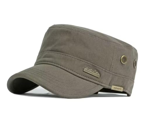 CHENNUO Army Cap Armee mütze Herren Flat Military Baseball Cap Sport Wandern Schirmmütze Kappe (Grün-1) von CHENNUO