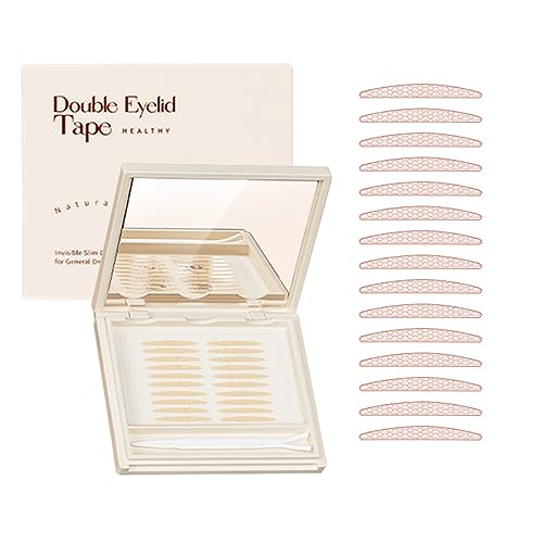 120 Stück Glue-free Invisible Double Eyelid Sticker, Schlupflider Stripes Unsichtbar, Schlupflid-Tape Streifen, Augenlidklebeband, Augenlid Stripes, Sofortiger Augenlid Lift Sticky Streifen (MA) von CHENRI