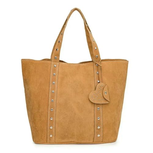 CHENSHI Schultertasche Damen Nähfaden -umhängetaschen Retro Vielseitige Pendelverkehrseinfachheit Alleinstehende Frauenhandtasche Für Frauen-braun von CHENSHI
