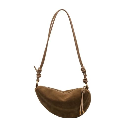 CHENSHI Schultertasche Damen Retro -design Modische Und Vielseitige Einzel -umhängetasche Frauen Herbst Artikel Crossbody -knödel -tasche-braun von CHENSHI