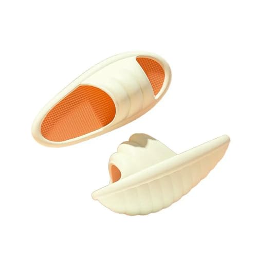 CHENSHI Sommer Hausschuhe Zuverlässige Schaukelkörperschuhe Anti-kratzerschuhe Formmassage Schaukelschuhe 45 Grad Gebogener Anti-schlupf-weiß von CHENSHI
