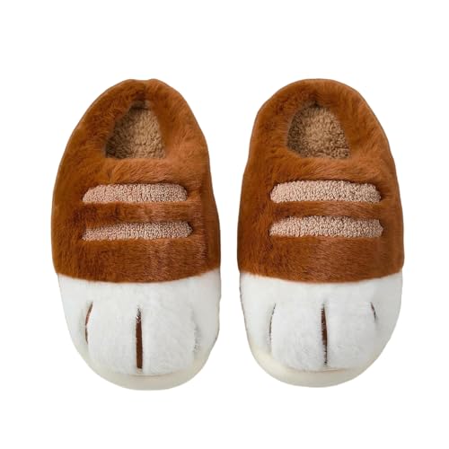 CHENSHI hausschuhe damen Home Slipper Frauen Winter Warme Katzenpfoten Klaue Fell Innen Faul Weibliche Thermische Pelzige Hausschuh Lustiger Flat Flip Flop-2 Kaffee-42-43 CHENSHI hausschuhe damen Home Slipper Frauen Winter Warme Katzenpfoten Klaue Fell Innen Faul Weibliche Thermische Pelzige Hausschuh Lustiger Flat Flip Flop-2 Kaffee-42-43 von CHENSHI
