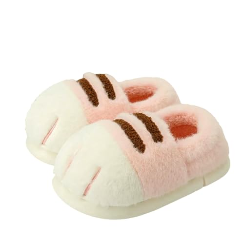 CHENSHI hausschuhe damen Home Slipper Frauen Winter Warme Katzenpfoten Klaue Fell Innen Faul Weibliche Thermische Pelzige Hausschuh Lustiger Flat Flip Flop-rosa-40-41 CHENSHI hausschuhe damen Home Slipper Frauen Winter Warme Katzenpfoten Klaue Fell Innen Faul Weibliche Thermische Pelzige Hausschuh Lustiger Flat Flip Flop-rosa-40-41 von CHENSHI