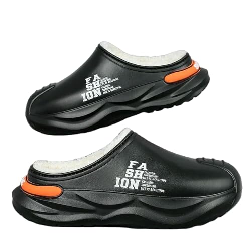 CHENSHI hausschuhe damen Männer Schuhe Winter Warme Futter Indoor Baumwolle Pantoffeln Paar Plattform Outdoor Küche Haus Wasserdichte Pantoffeln-schwarz-40-41 CHENSHI hausschuhe damen Männer Schuhe Winter Warme Futter Indoor Baumwolle Pantoffeln Paar Plattform Outdoor Küche Haus Wasserdichte Pantoffeln-schwarz-40-41 von CHENSHI