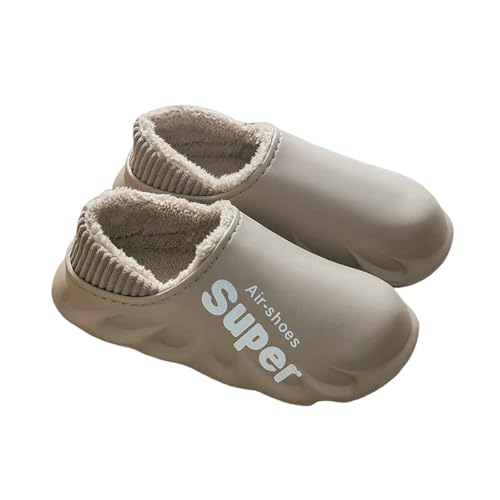CHENSHI hausschuhe damen Winter Männer Indoor Warme Pantoffeln Wasserdichte Anti-rutsch Baumwolle Schuhe Für Frauen Slip-on Casual Schnee Gehen Loafers-braun-36-37 CHENSHI hausschuhe damen Winter Männer Indoor Warme Pantoffeln Wasserdichte Anti-rutsch Baumwolle Schuhe Für Frauen Slip-on Casual Schnee Gehen Loafers-braun-36-37 von CHENSHI