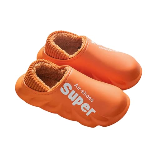 CHENSHI hausschuhe damen Winter Männer Indoor Warme Pantoffeln Wasserdichte Anti-rutsch Baumwolle Schuhe Für Frauen Slip-on Casual Schnee Gehen Loafers-orange-42-43 CHENSHI hausschuhe damen Winter Männer Indoor Warme Pantoffeln Wasserdichte Anti-rutsch Baumwolle Schuhe Für Frauen Slip-on Casual Schnee Gehen Loafers-orange-42-43 von CHENSHI