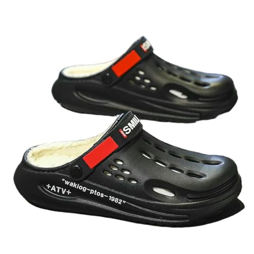 CHENSHI hausschuhe damen Winter Männer Pantoffeln Warme Weiche Schlafzimmer Baumwolle Schuhe Eva Fluff Rutschen Lässige Bequeme Clogs 38-45-8855 Schwarz-38-39 CHENSHI hausschuhe damen Winter Männer Pantoffeln Warme Weiche Schlafzimmer Baumwolle Schuhe Eva Fluff Rutschen Lässige Bequeme Clogs 38-45-8855 Schwarz-38-39 von CHENSHI