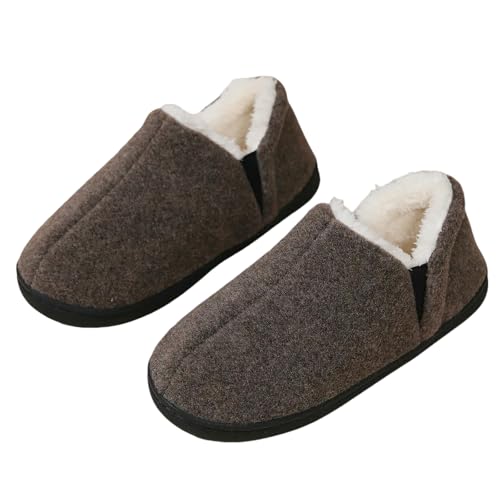 CHENSHI hausschuhe damen Winterschuhe Für Frauen Antiskid Pantoffeln Mode Lässig Warme Im Freien Frauenschuhe-grau-40-41 (fit39-40) von CHENSHI