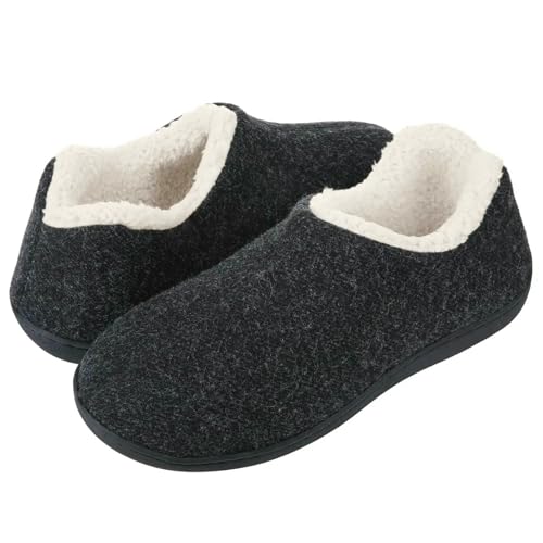 CHENSHI hausschuhe damen Winterschuhe Für Männer Outdoor Nicht-rutsch Warme Innengedächtnis Memory Foam Sohle Haus Pantoffeln Mode Lässige Schuhe Schuhe-schwarz-44 CHENSHI hausschuhe damen Winterschuhe Für Männer Outdoor Nicht-rutsch Warme Innengedächtnis Memory Foam Sohle Haus Pantoffeln Mode Lässige Schuhe Schuhe-schwarz-44 von CHENSHI