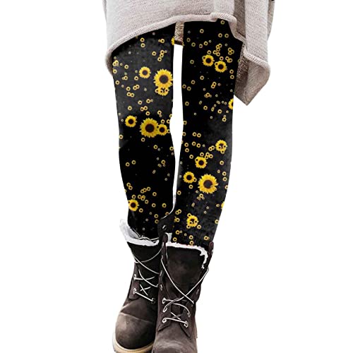 CHENSIYU Leggings Gefüttert Damen Winter, Thermo Leggings Schwangerschaft Elastische Thermoleggins Winterleggins Thermo mit Fleece Strumpfhosen Sweatpants Sport Leggings Damen von CHENSIYU