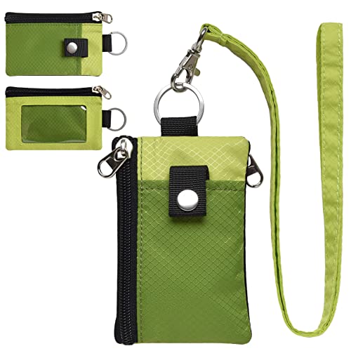 CHENSRPX RFID-blockierendes Umhängeband für Damen und Herren – wasserdichte Reisebrieftasche mit Ausweishalter und Schlüsselanhänger, ideal für Reisen, Arbeit, 4.75in(W)*3.12in(H), Minimalistisch von CHENSPRX