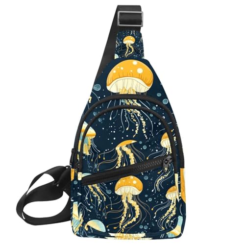 Crossbody-Tasche für Damen, Umhängetasche für Damen, Umhängetasche, Dinosaurier und Berge, (1) Sling-Rucksack, Reisen, Mehrfarbig 06, 11.8x7x1.5in/30x18x4cm von CHENZZZZ