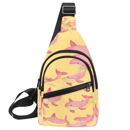 Crossbody-Tasche für Damen, Umhängetasche für Damen, Umhängetasche, Dinosaurier und Berge, (1) Sling-Rucksack, Reisen, Mehrfarbig 13, 11.8x7x1.5in/30x18x4cm von CHENZZZZ