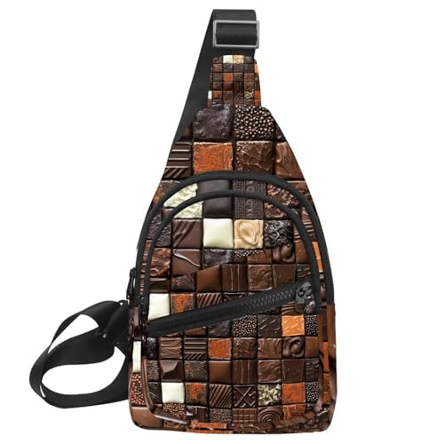 Damen Sling Rucksack Christmas Cake (1), Mehrfarbig 09, 11.8x7x1.5in/30x18x4cm von CHENZZZZ