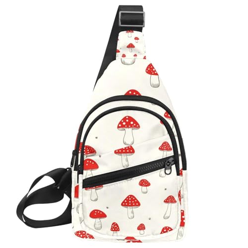 Damen Sling Rucksack Tomato (1), Mehrfarbig 06, 11.8x7x1.5in/30x18x4cm von CHENZZZZ