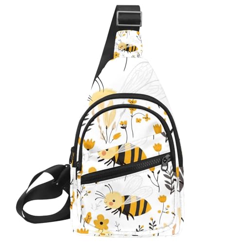 Multiple DNA Strings Sling Bag for Women Travel Shoulder Bag Chest Bag, Mehrfarbig 12, 11.8x7x1.5in/30x18x4cm von CHENZZZZ