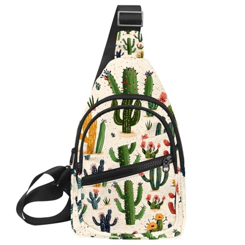 Süße Katzen (1) Brust-Tagesrucksack, Crossbody-Rucksack für Damen und Herren, Mehrfarbig 16, 11.8x7x1.5in/30x18x4cm von CHENZZZZ
