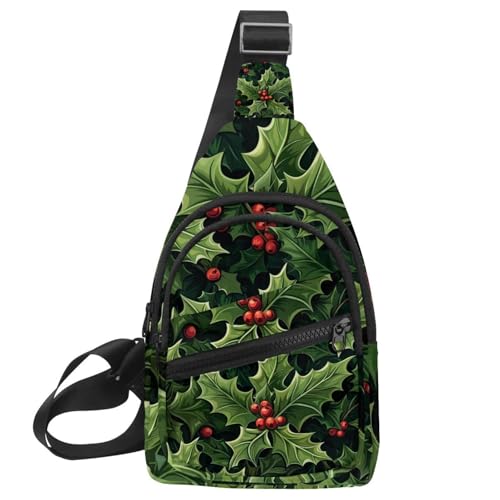 Weihnachts-Rucksack, kariert, verstellbar, Schultertasche, Reisen, Wandern, Tagesrucksack, 2 Stück, Mehrfarbig 14, 11.8x7x1.5in/30x18x4cm von CHENZZZZ