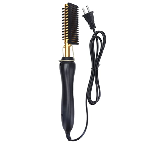 CHEOTIME Haar glättende Bürste, schwarze Temperatur kontrolle Energie sparende automatische Doppelspannungs-Richt kämme VEU-Stecker Haar glättere Kamm bürste für Frauen CHEOTIME Haar glättende Bürste, schwarze Temperatur kontrolle Energie sparende automatische Doppelspannungs-Richt kämme VEU-Stecker Haar glättere Kamm bürste für Frauen von CHEOTIME