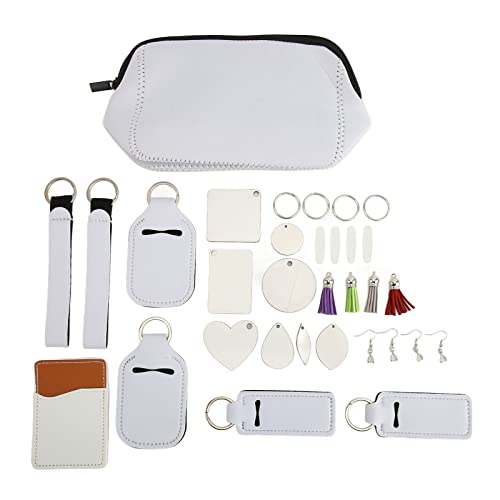 Cheotime 32pcs Sublimation Blanks Kit, doppelseitige DIY -Handwerksvorräte, Wärmeübertragung leeres Zubehör für personalisierte Gegenwart Cheotime 32pcs Sublimation Blanks Kit, doppelseitige DIY -Handwerksvorräte, Wärmeübertragung leeres Zubehör für personalisierte Gegenwart von CHEOTIME