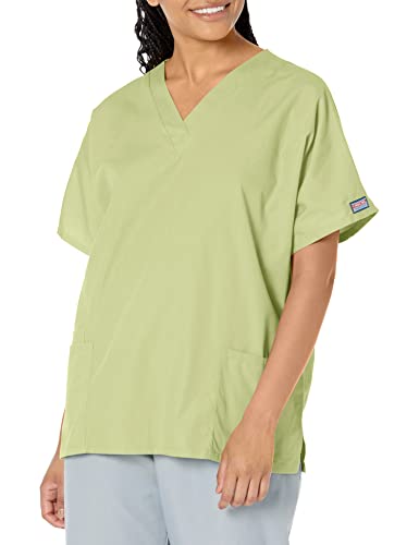 CHEROKEE Damen Peeling-Shirt mit V-Ausschnitt - Grün - X-Groß von CHEROKEE