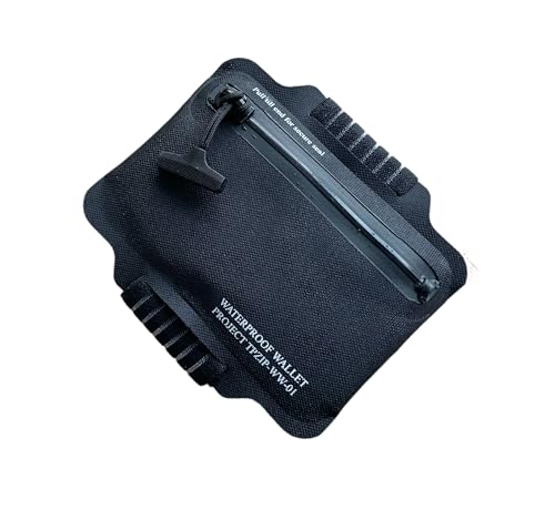 TPU laminiertes Oxford-Polyestergewebe wasserdichte Geldbörse für Karten, Geld, Schlüssel, Schwarz-ohne Logo, Einheitsgröße TPU laminiertes Oxford-Polyestergewebe wasserdichte Geldbörse für Karten, Geld, Schlüssel, Schwarz-ohne Logo, Einheitsgröße von CHERRY CHICK