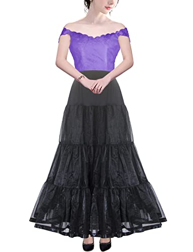 CHERRY LOVE Langer Petticoat knöchellanger Unterrock für Hochzeitskleid, volle Länge, Krinoline-Slip, Schwarz, XX-Large-4X-Large Plus CHERRY LOVE Langer Petticoat knöchellanger Unterrock für Hochzeitskleid, volle Länge, Krinoline-Slip, Schwarz, XX-Large-4X-Large Plus von CHERRY LOVE