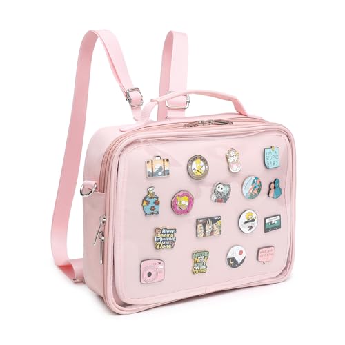 CHERRY SAUCE Ita Bag Mehrzweck-Rucksack, Oxford-Stoff, Umhängetasche, Kuriertasche, Schultertaschen für Anime-Display, 30-rosa von CHERRY SAUCE