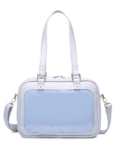 CHERRY SAUCE Ita Bag Mehrzweck-Rucksack, Umhängetasche, Kuriertasche, Schultertaschen für Anime-Display, 08-light blue, Stabil von CHERRY SAUCE