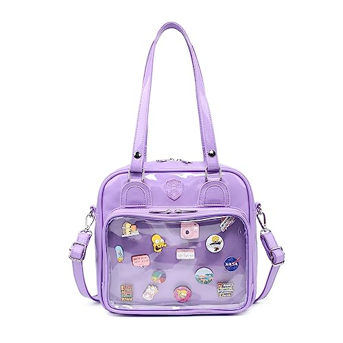 CHERRY SAUCE Ita Bag Mehrzweck-Rucksack, Umhängetasche, Messenger, Schultertaschen für Anime-Display, 16-lila, Stabil von CHERRY SAUCE