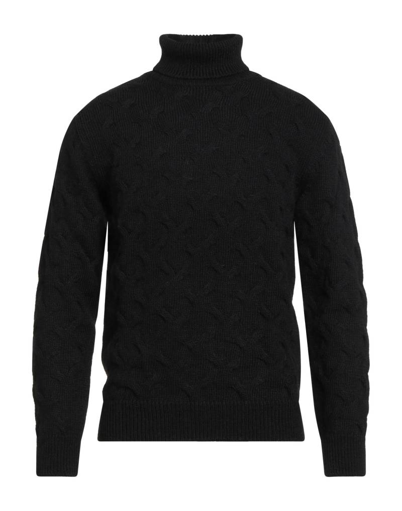 CHESTER TAYLOR London Rollkragenpullover Herren Schwarz von CHESTER TAYLOR London