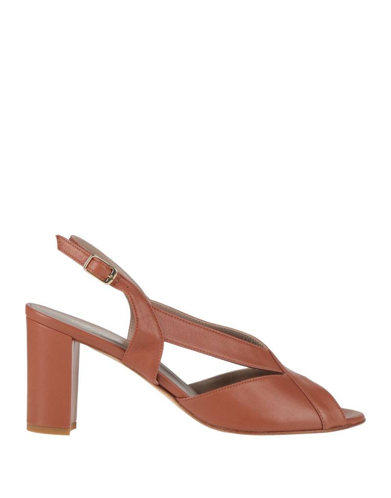 CHEVILLE Sandale Damen Braun von CHEVILLE