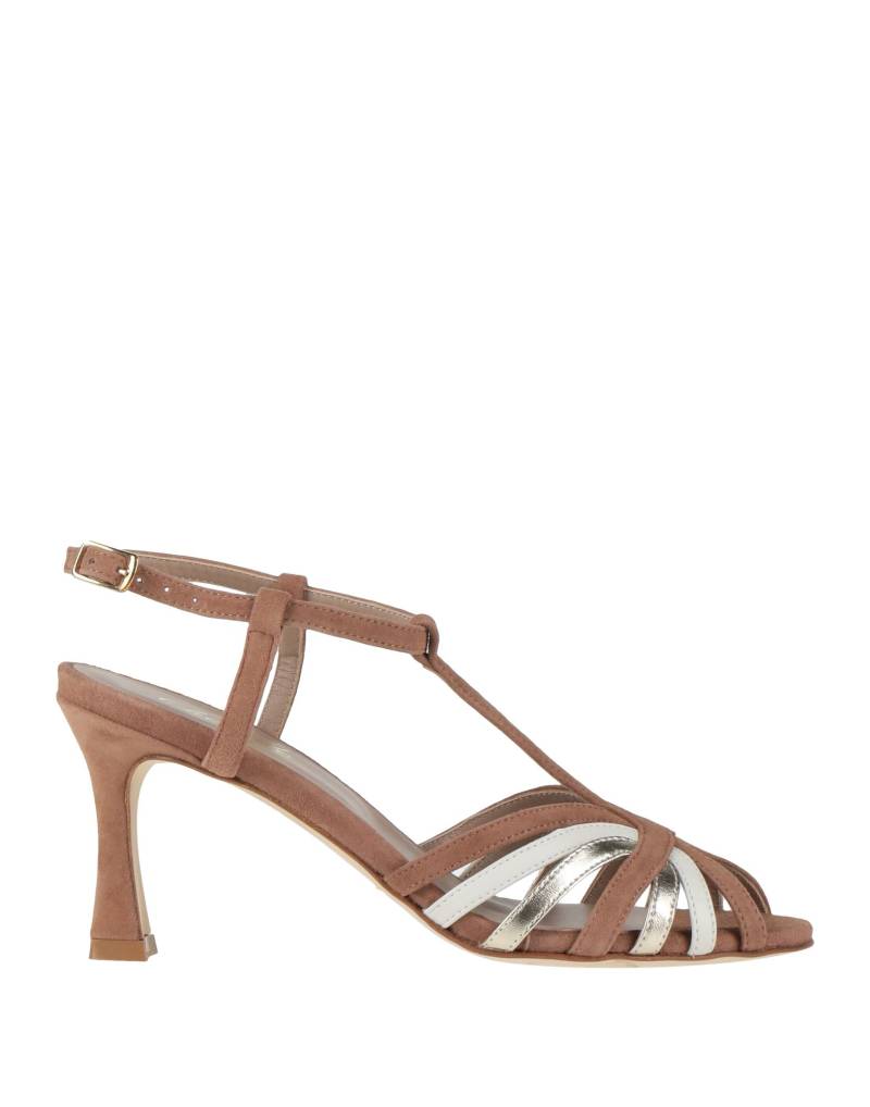 CHEVILLE Sandale Damen Hellbraun von CHEVILLE