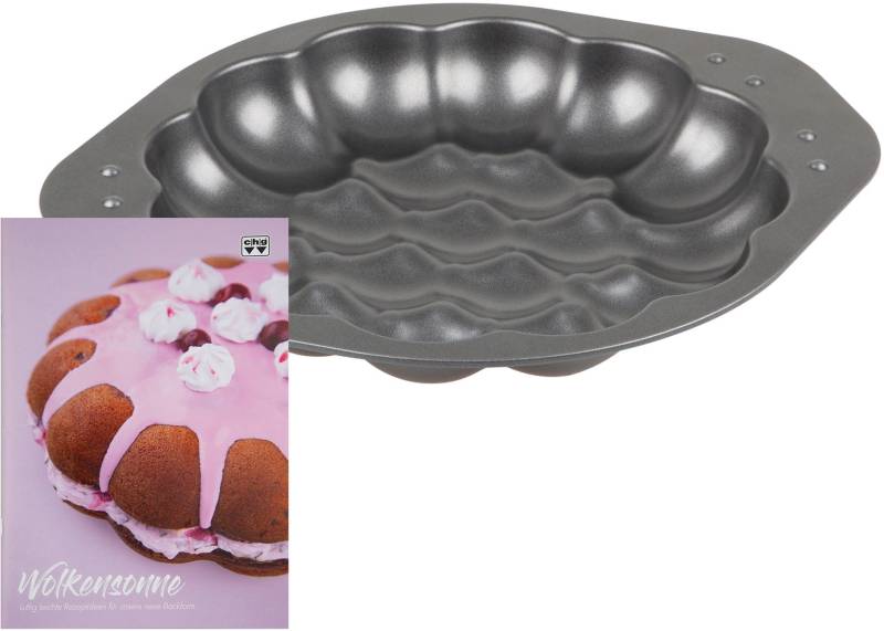 CHG Backform "WOLKENSONNE "EasyOven"", (Set, 2 St.), inkl. Rezeptheft, Made in Germany von CHG