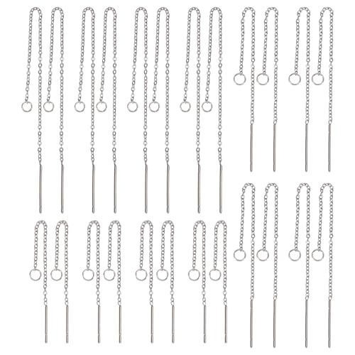 CHGCRAFT 58 Stück 3 Stil Edelstahl Ohrgewinde 304 Edelstahl Kette Ohrstecker Ohrringe mit Schleife und Ohrgewinde für Schmuckherstellung CHGCRAFT 58 Stück 3 Stil Edelstahl Ohrgewinde 304 Edelstahl Kette Ohrstecker Ohrringe mit Schleife und Ohrgewinde für Schmuckherstellung von CHGCRAFT